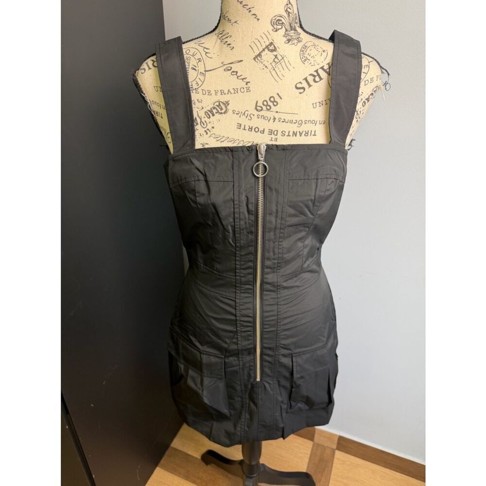 Amanda Uprichard mini sleeveless black dress NWOT Size S